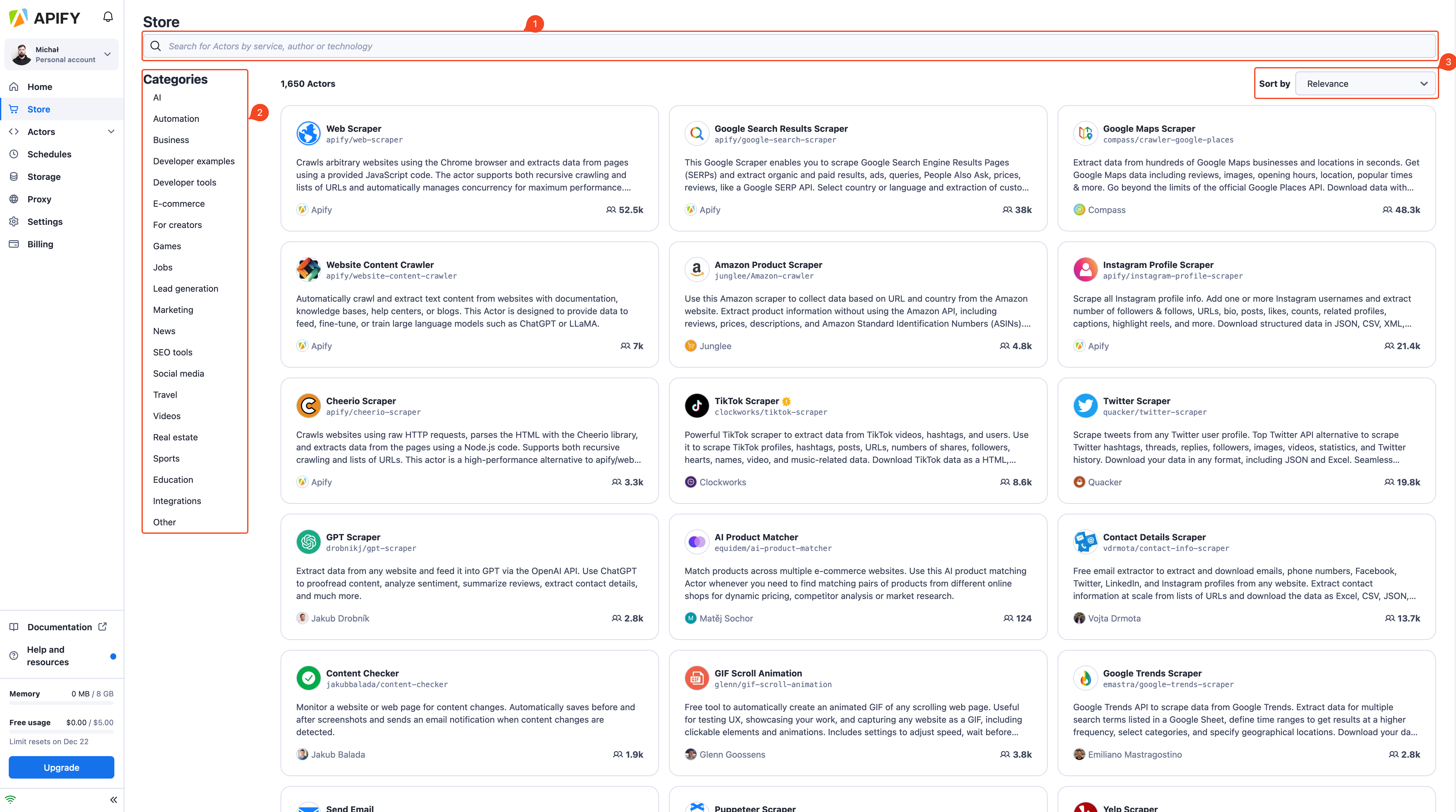 apify-console-store